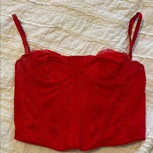 Urban Outfitters Red Corset